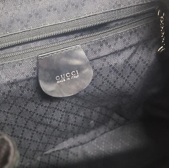 Gucci Bamboo Drawstring Nylon Backpack - Picture 15 of 17